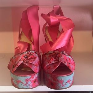 Kirna Zabete at Nine West Wedges Sz 9.5